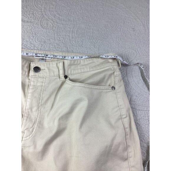 Peter Millar Mens Brushed Denim Khaki Straight-Leg Jeans *Pants *Size 36*EUC - Picture 9 of 14